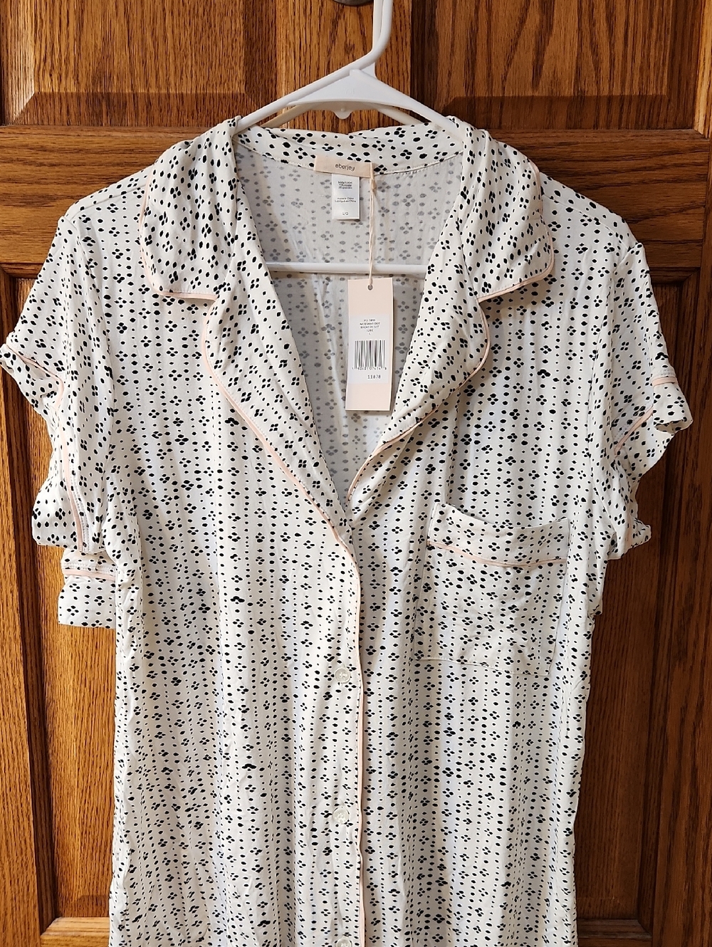 Eberjey Artesano Dot Short-Sleeve Pajama Set